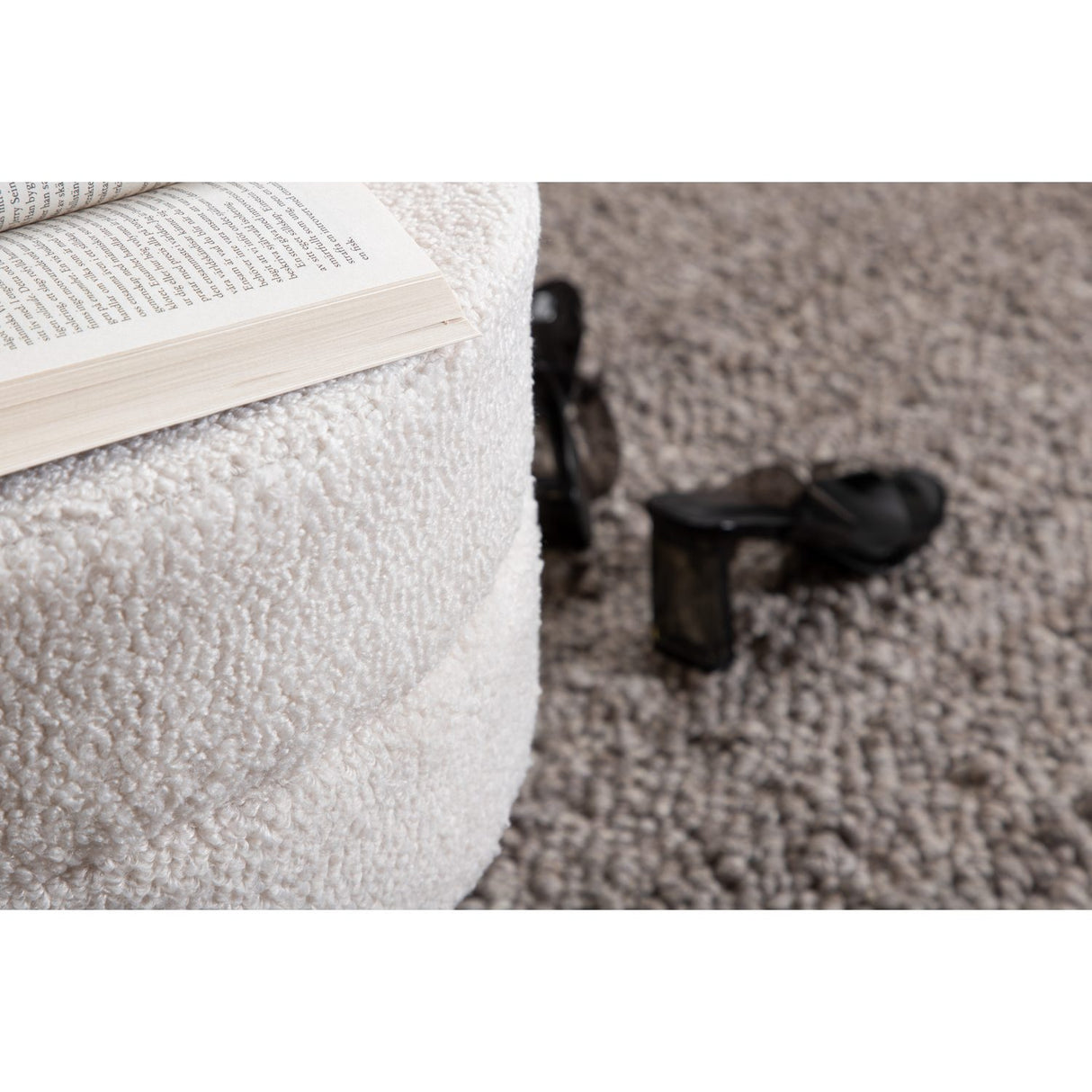 Pot Puff Svart, Polyester teddy