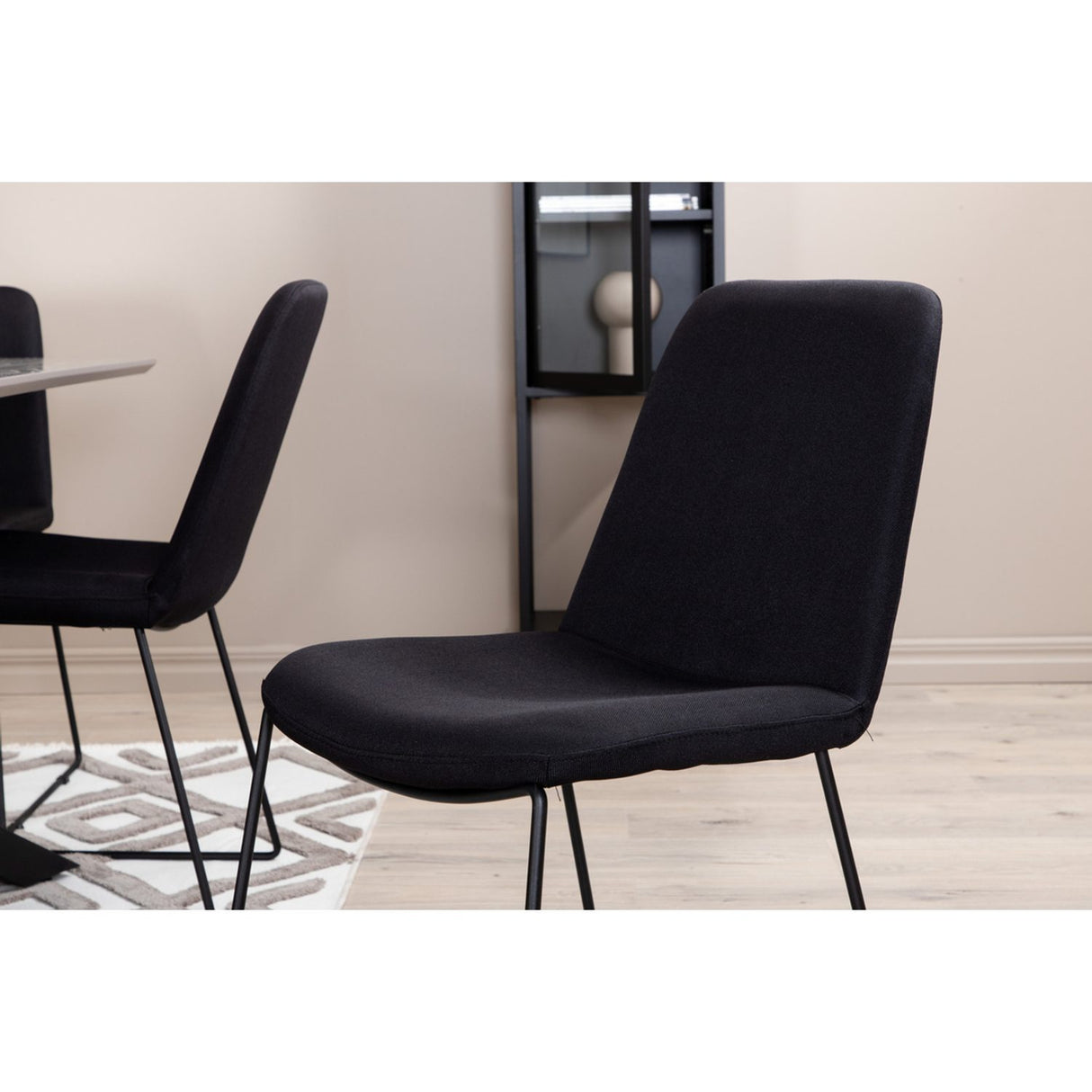Piazza, Muce Rektangulär matgrupp Svart, Svart, mörkgrå, 180 x 90