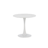 Hamden Runt matbord Vit, 80