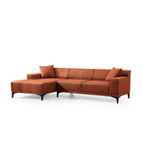 Tbilisi Corner (165 x 90 x 110 cm) Hörnsoffa Orange, Vänster