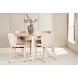 Flora, Astoria Runt matgrupp Beige, Vitlasyr, ⌀120