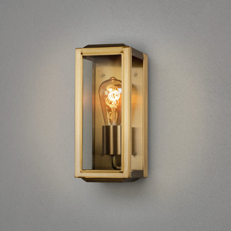 Carpi E27 Vägglampa Ute Mässing, Liten (12.5 cm)