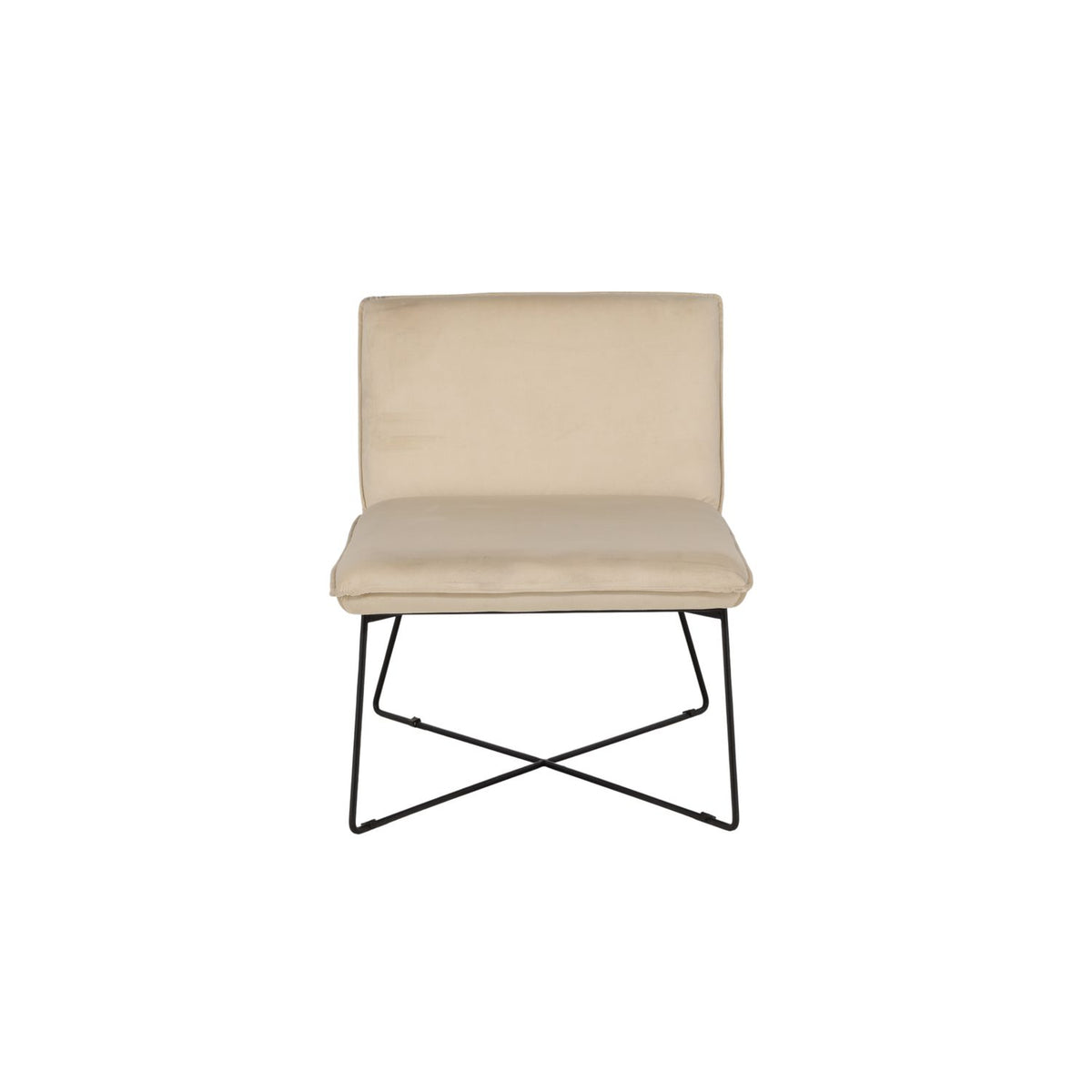 X-lounge Loungestol Beige, 128 x 83 x 71