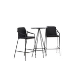 Bistro, Tvist Rund matgrupp Svart, Svart, ⌀60