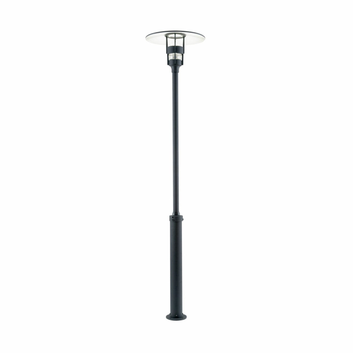 Freja 2.32m E27 Mattsvart Lyktstolpe