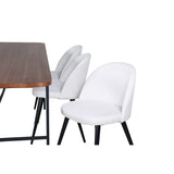 Uno, Velvet Rektangulär matgrupp