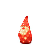 Tomte akryl 38cm 40 Led Ljusdekoration Ute