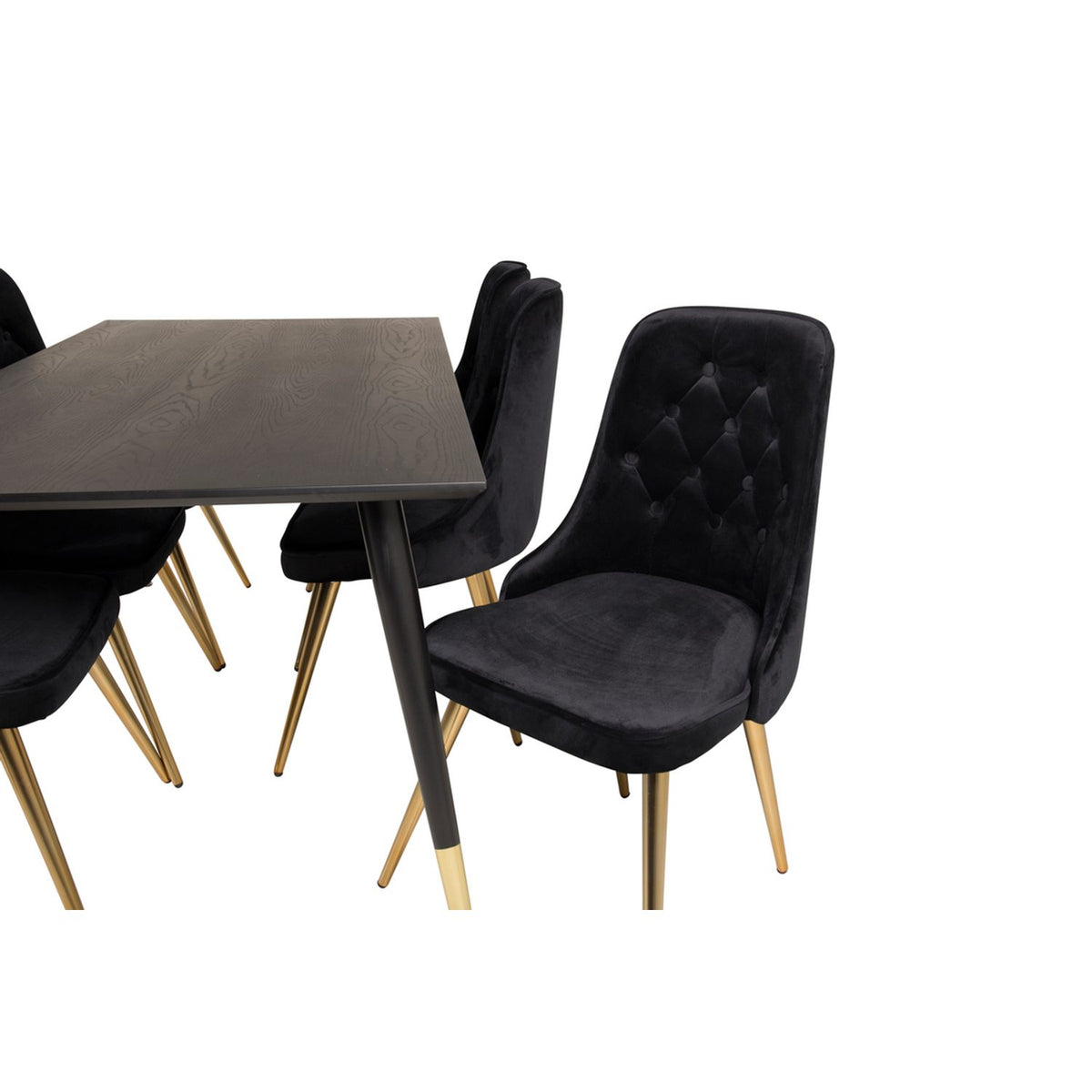 Dipp, Velvet Deluxe Rektangulär matgrupp