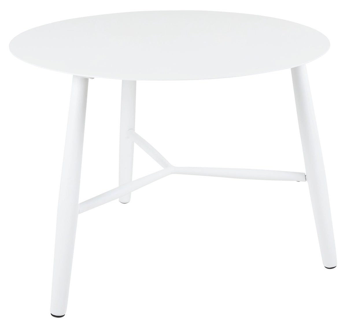Vannes Sidobord 60 cm Rund Vit