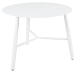 Vannes Sidobord 60 cm Rund Vit