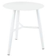 Vannes Sidobord 45 cm Rund Vit