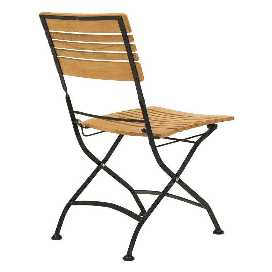 Brewer Matstol Svart/Teak