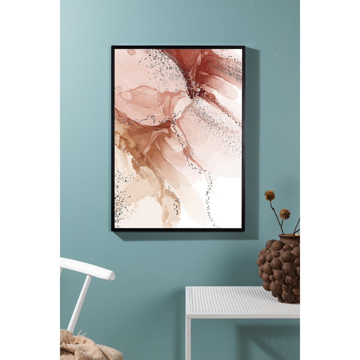Stänk Poster Ljusrosa, 70 x 100 cm