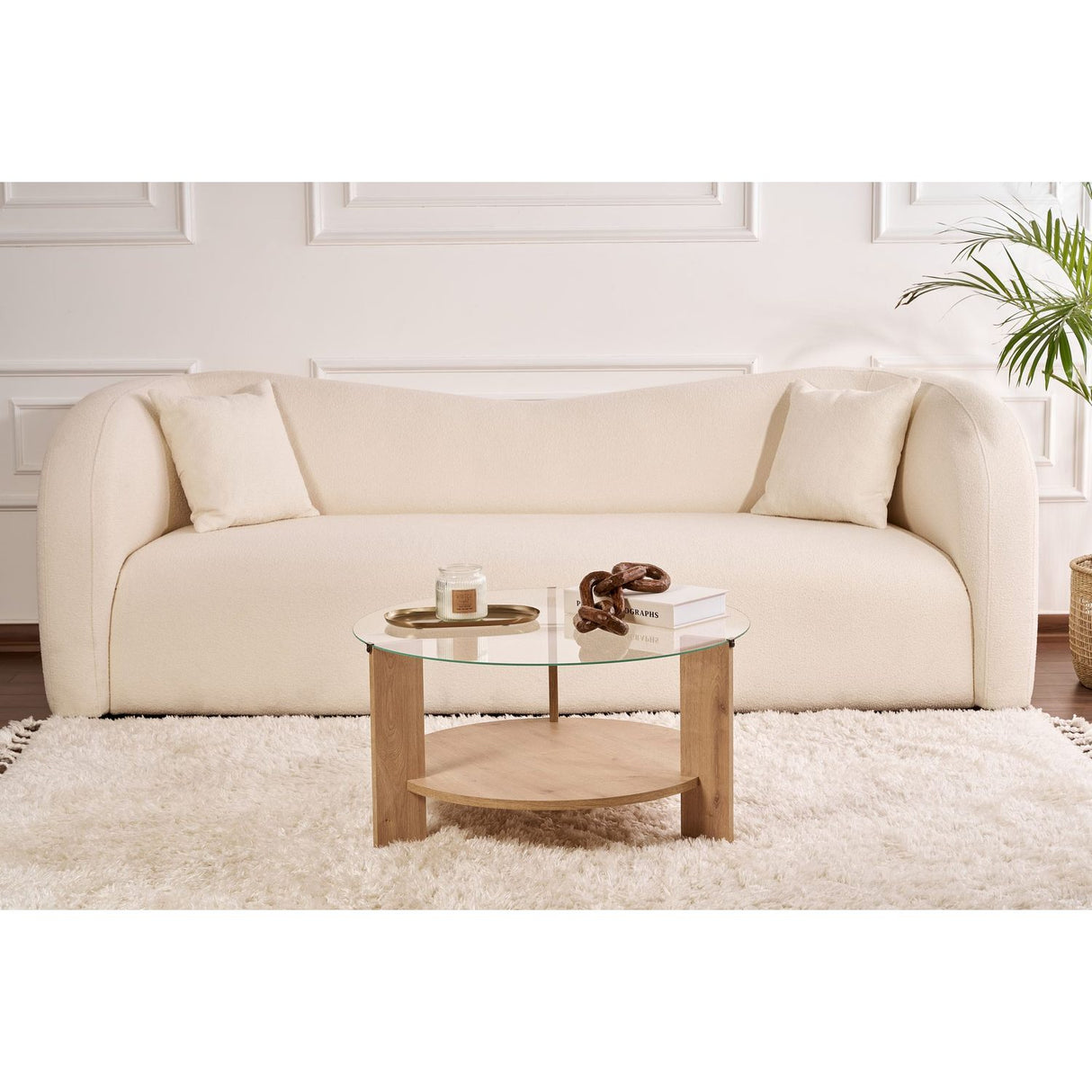 Pazzi Soffbord Safirek / Transparent