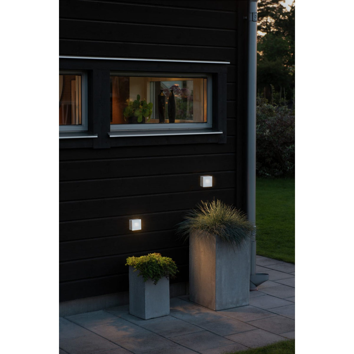 Chieri Liten HP-LED Vägglampa Ute Vit