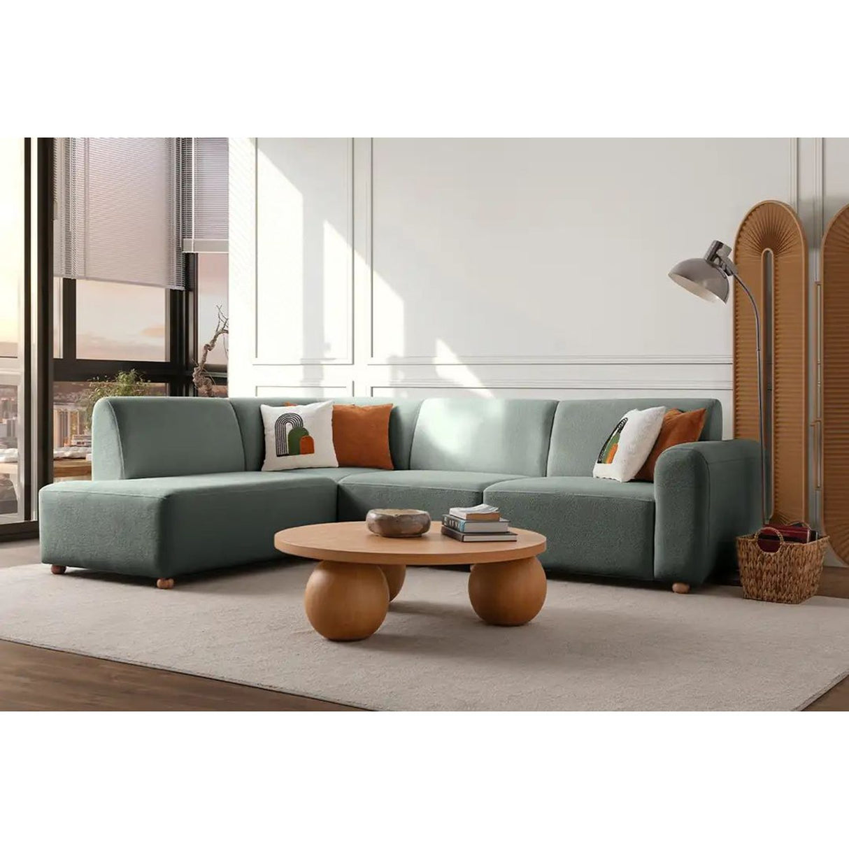 Zin Divansoffa Sea Green, Vänster
