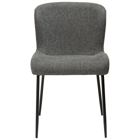 Glam Stol Pebble Grey, Black