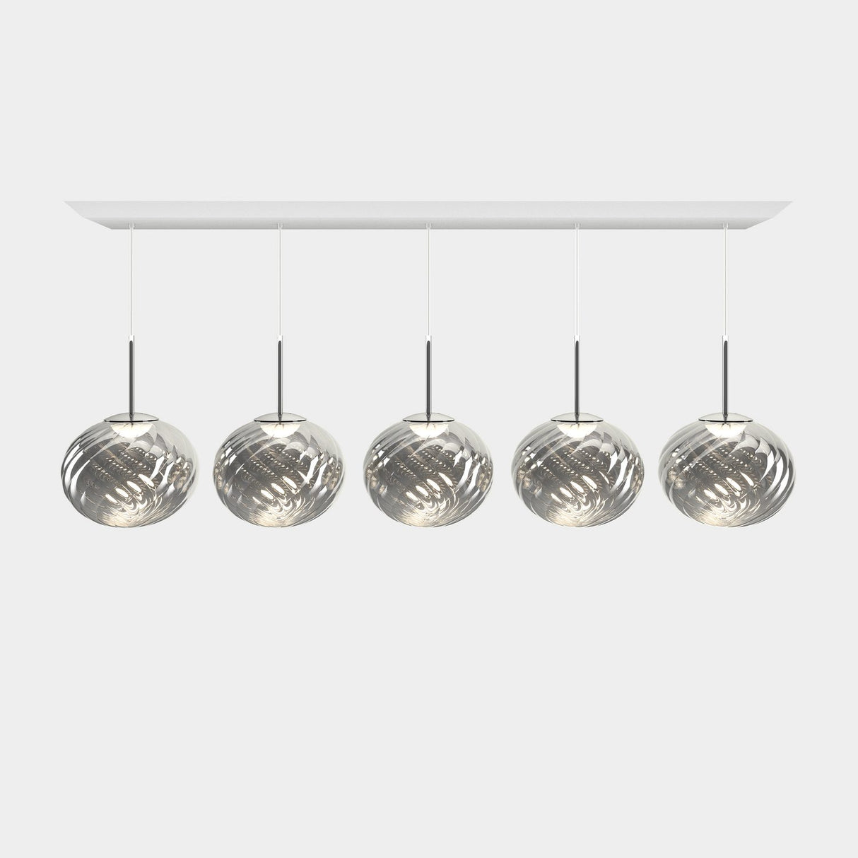 Whirl Linear Pendelsystem LED Silver