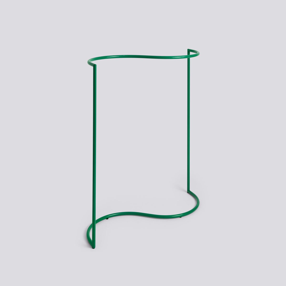 Colour Rack S-form 144 × 60 × 150 cm Klädställning Jungle green