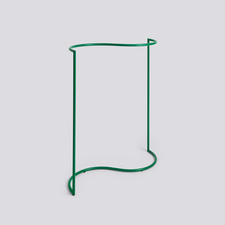 Colour Rack S-form 144 × 60 × 150 cm Klädställning Jungle green