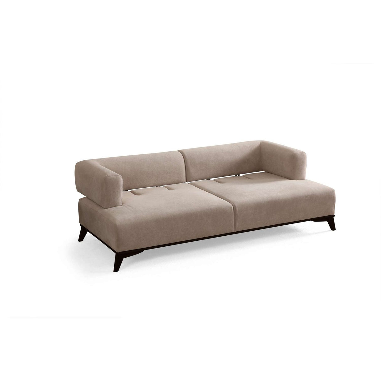 Atom 3-sits soffa Kräm / Svart