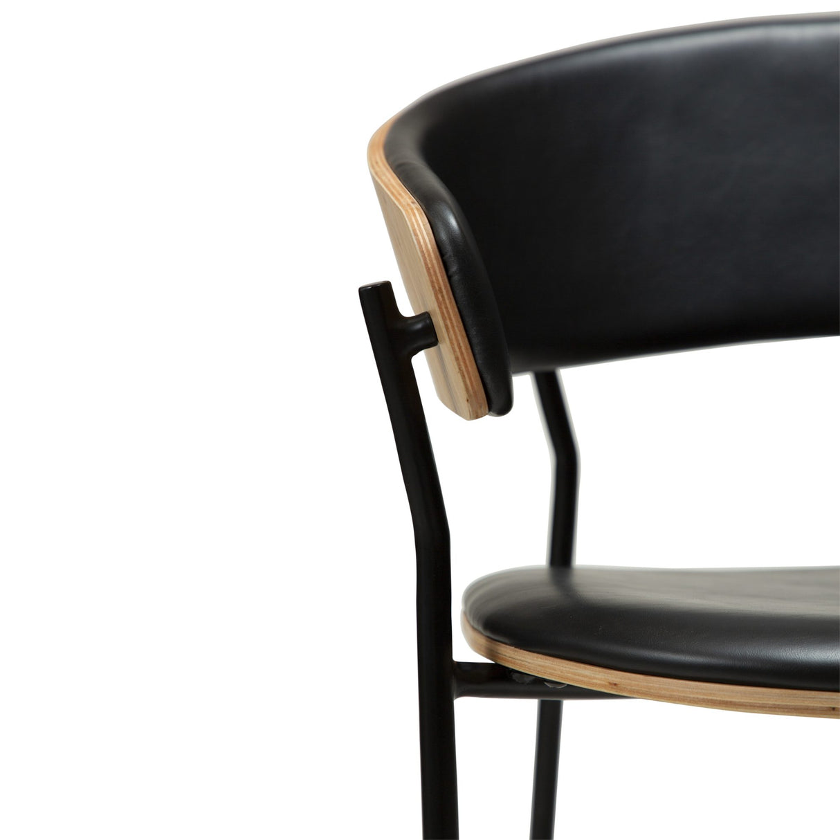 Crib Stol Vintage Black, Oak