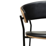 Crib Stol Vintage Black, Oak