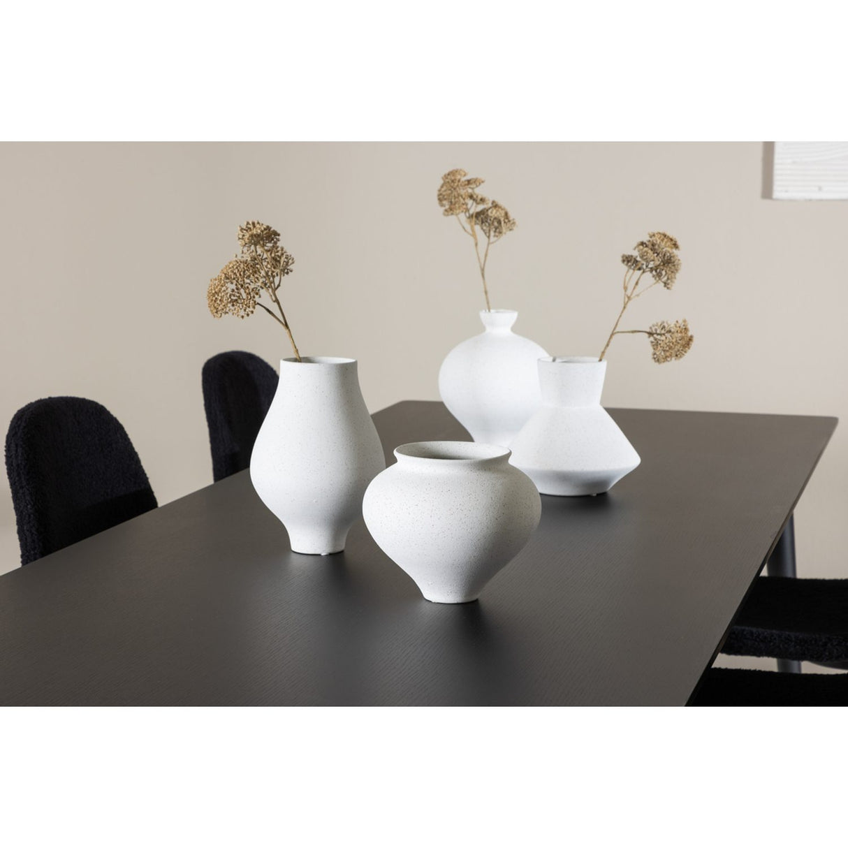 Ellis, Polar Rektangulär matgrupp Svart, Svart, 230 x 85