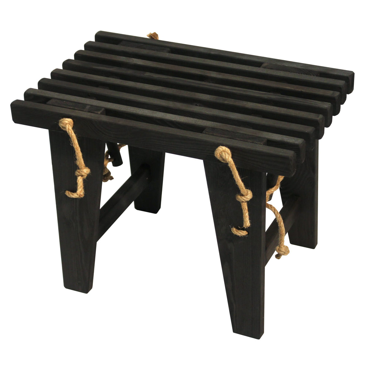 Ecobench 60 cm Oljad Furu Svart