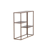 Stål Hylla Valnöt