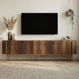 Carlito TV-bänk Walnut Gold