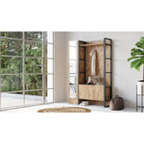 Paramaribo Slim (90 x 180 x 34 cm) Atlantisk furu Hallstativ