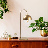 Horn (18 x 25 x 53 cm) Guld Bordslampa