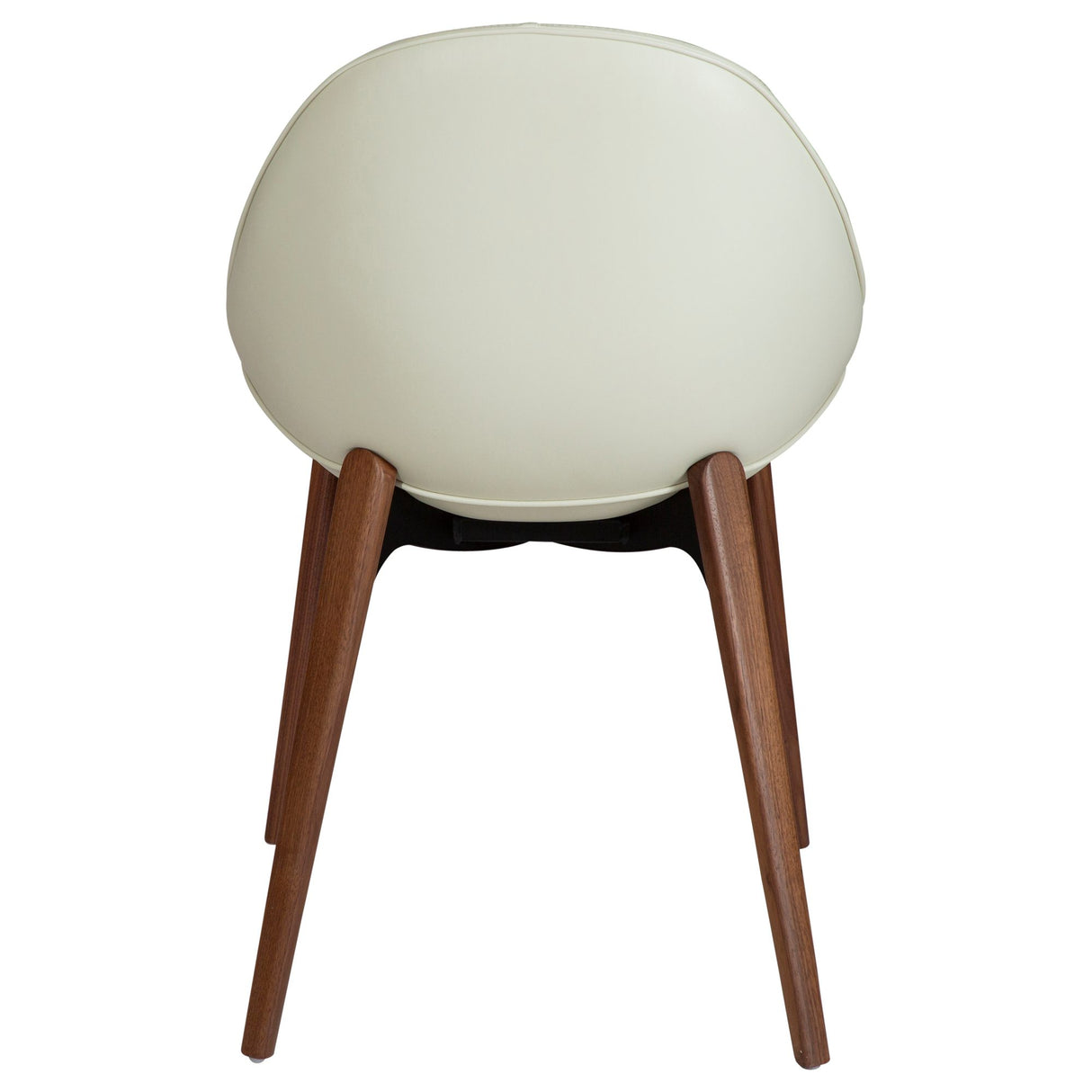 Arch Stol Bone White, Walnut