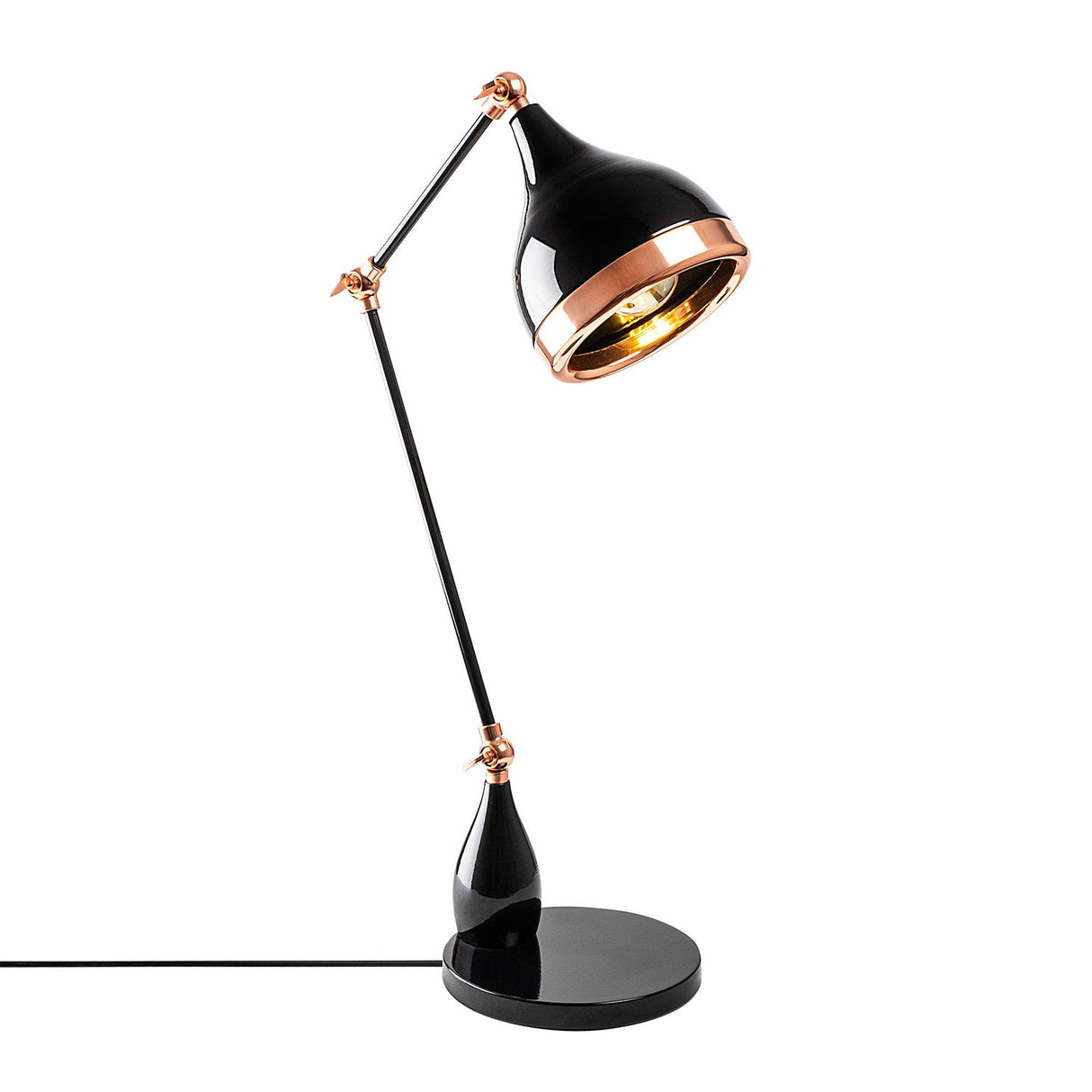Vegas Bordslampa Svart / Koppar