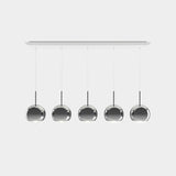Mirror Ball Linear Pendelsystem LED Silver