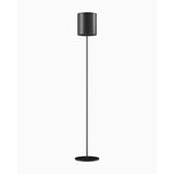 Cylinder 20 cm Golvlampa Svart