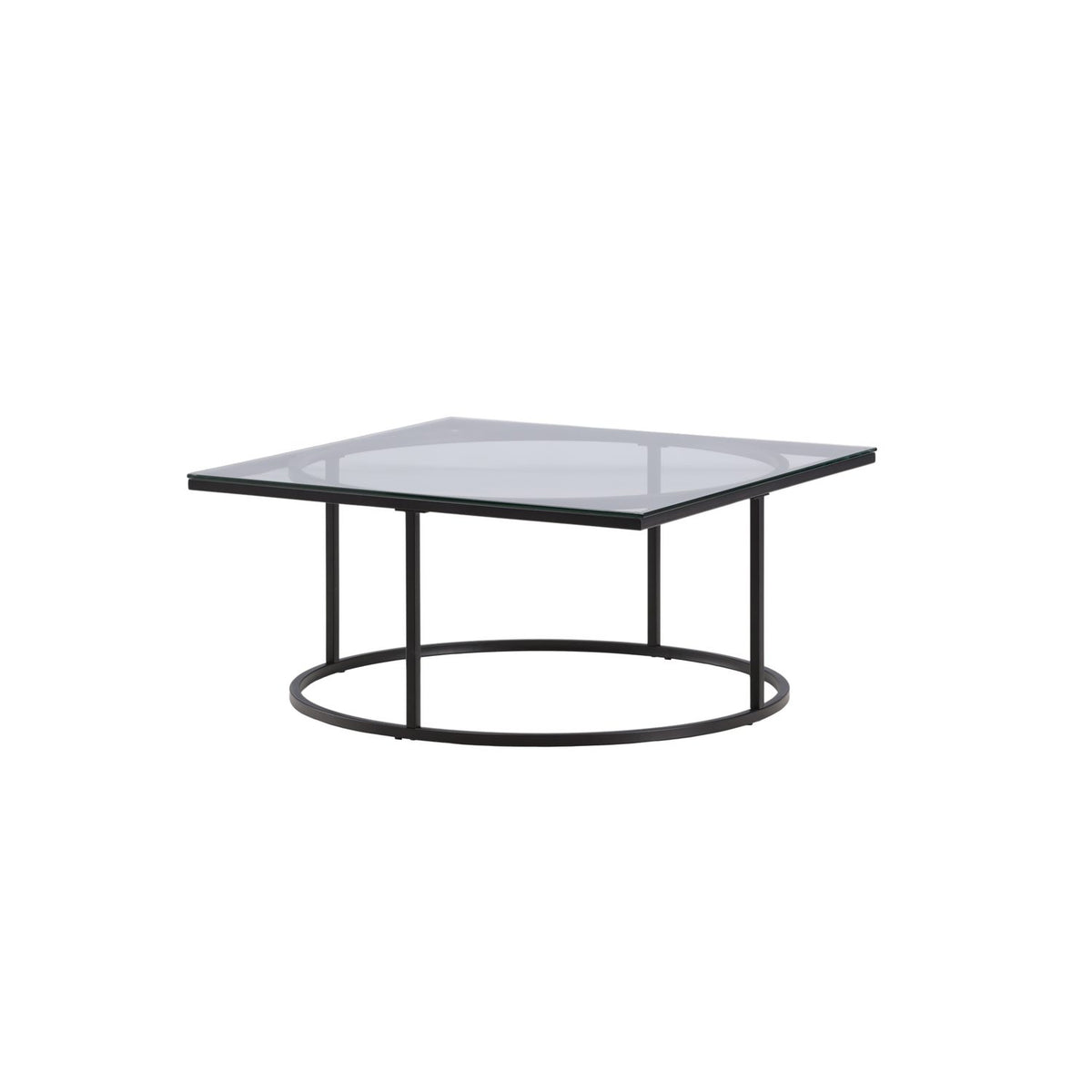Skanör Soffbord Black, 90 x 90