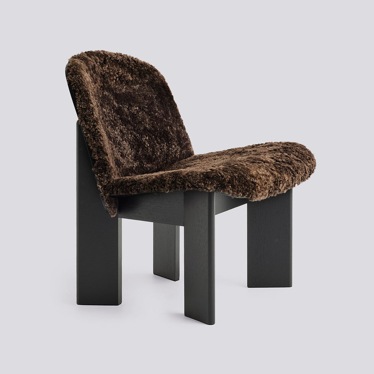 Chisel 85 Fåtölj Black – ekfaner med vattenbaserad lack