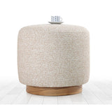 Cheriton Puff (Ø45 x H42 cm) Beige Sittpuff
