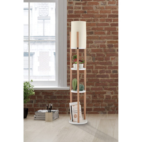 Aten Nora (21 x 21 cm) Golvlampa Vit Natur