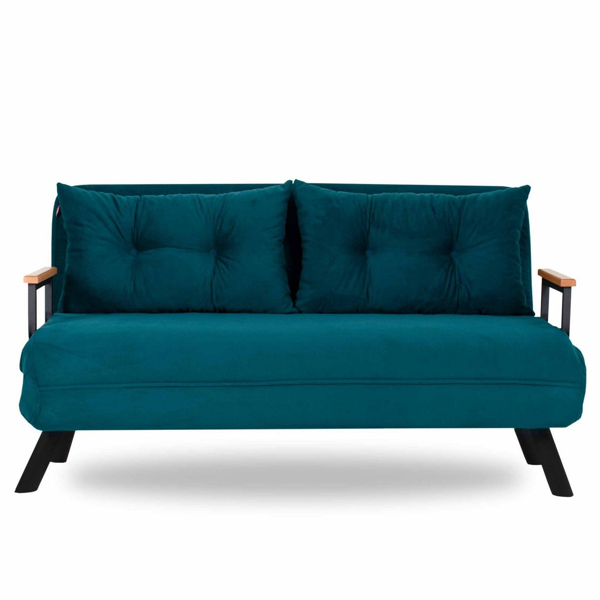 Apia 2-sits (25 x 134 x 121 cm) 2-sits bäddsoffa Petrolgrön