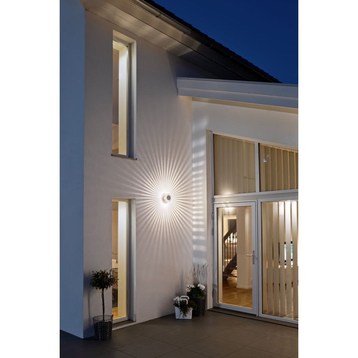 Monza HP-LED 5W Vägglampa Ute