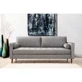 Rom (215 x 90 x 70 cm) 3-sitssoffa Ljusgrå