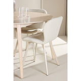 Flora, Lilja Runt matgrupp Beige, Vitlasyr, ⌀120