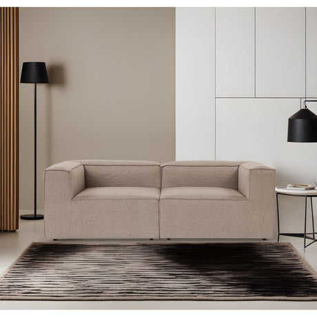 Fora 2-sits (214 x 66 x 105 cm) 2-sitssoffa Brun