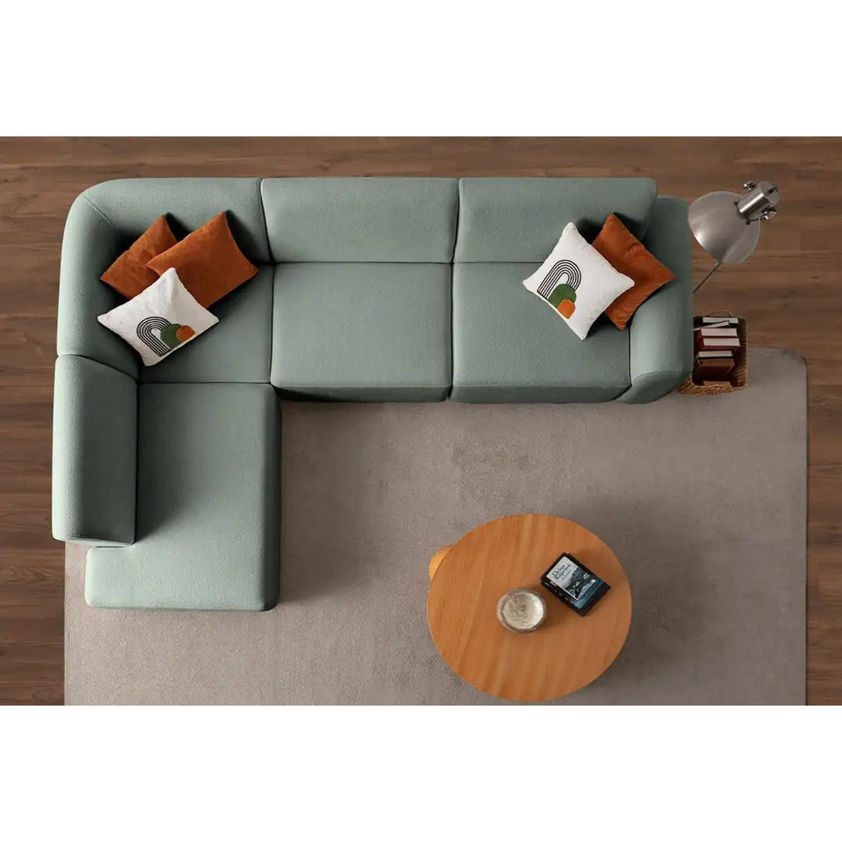 Zin Divansoffa Sea Green, Vänster