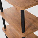 Bokhylla Serie 1 (180 x 74,9 x 35 cm) Svart atlantisk furu Bokhylla