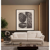 Muscat (230 x 100 x 96 cm) Vit 3-sitssoffa