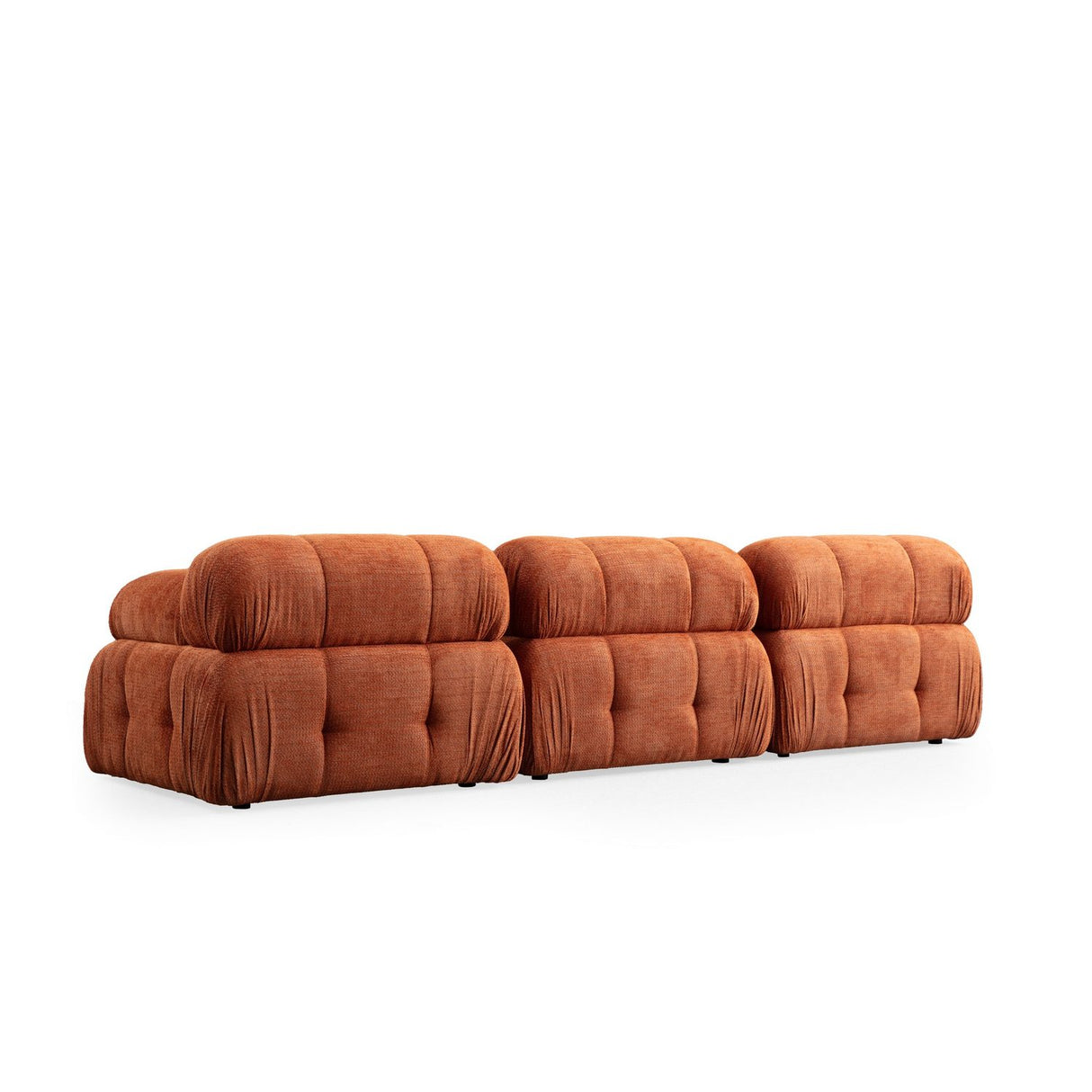 Siena 3 (290 x 95 x 75 cm) 3-sitssoffa Orange